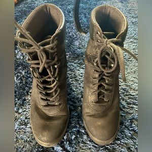 Timberland Heeled Black Booties